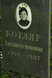 Котляр Елизавета Наумовна, Москва, Востряковское кладбище